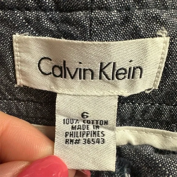 Calvin Klein Women's Gray Wide Leg Pants Size 6 Casual Office Career Corpcore - Picture 4 of 9